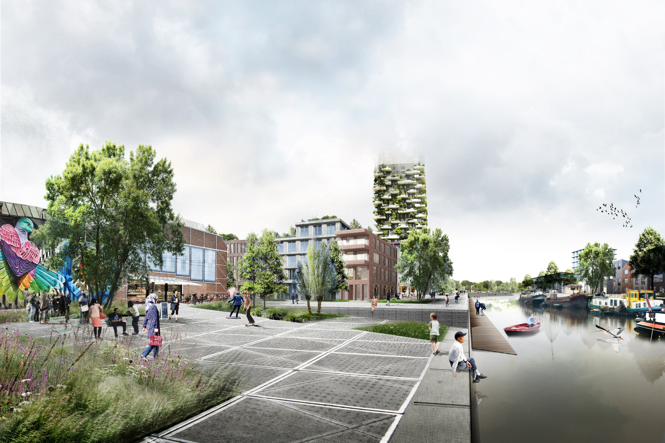 Spoorzone Breda- ‘Nieuwe Europese stadswijk aan het water’ - Promenade - Nieuws - 5Tracks Breda